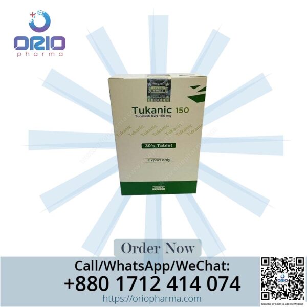 Tukanic 150 mg Tucatinib Tablets by Ziska Pharmaceuticals for HER2-positive breast cancer treatment Orio Pharma